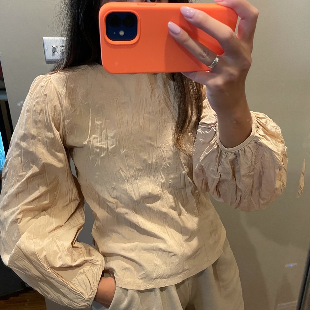 Crinkle Look Top